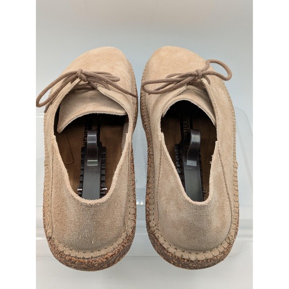 Birkenstock Shoes Mens 9 Beige Suede Lace Up Casual Comfort Portugal main image 14